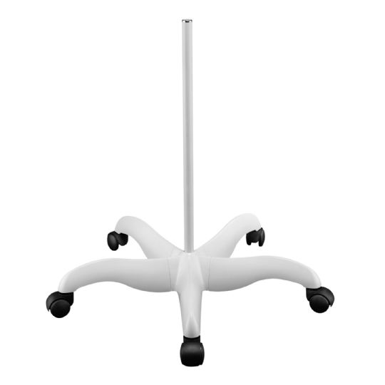 Professional 5-Spoke Rolling Floorstand for Daylight Magnifiers