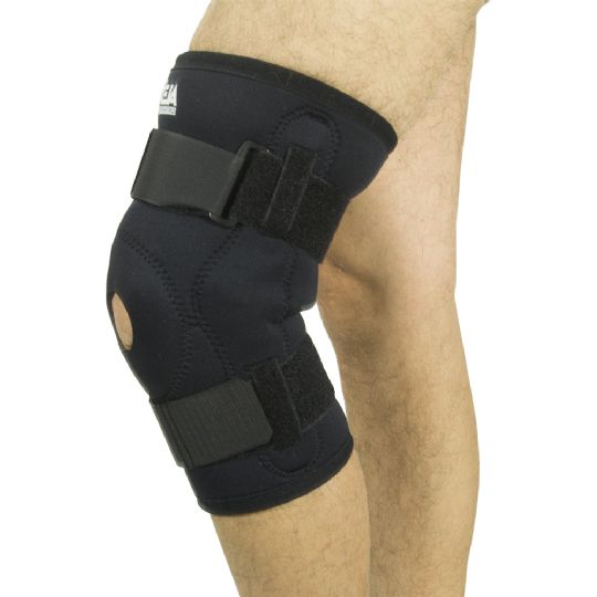 Neoprene Hinged Knee Brace with Adjustable Support and Aluminum Hinges