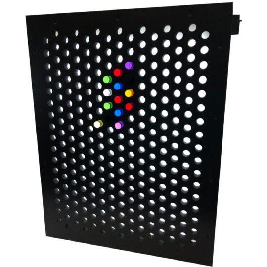 Interactive Colorful Rod Wall Panel With 144 Colored Pegs