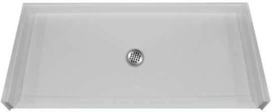 Wheelchair Accessible 60 in. x 33-3/8 in. Shower Pan
