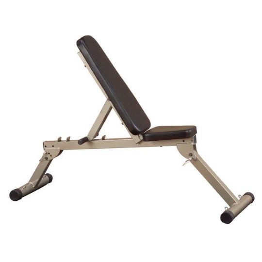 Folding Commercial Flat Incline Decline Adjustable Weight Bench –  Body-Solid (GFID225)
