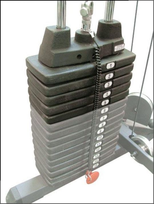 50 lb. Selectorized Weight Stack Upgrade for Body-Solid Home Gyms