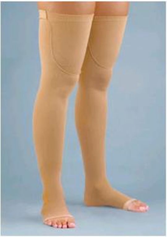 Activa Open Toe Anti-Embolism Thigh High Stocking
