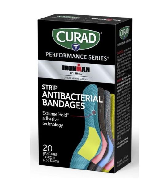 Adhesive Bandages with Antibacterial Surface and 6 Colors from Medline