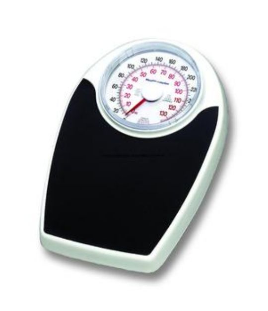 Medline Mechanical Dial Bathroom Scale - 300 lbs Capacity
