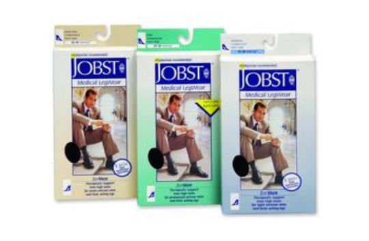 Jobst for Men, Thigh High Compression Stockings, Closed Toe