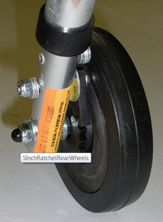 Replacement 5 Inch Ratchet Rear Wheels