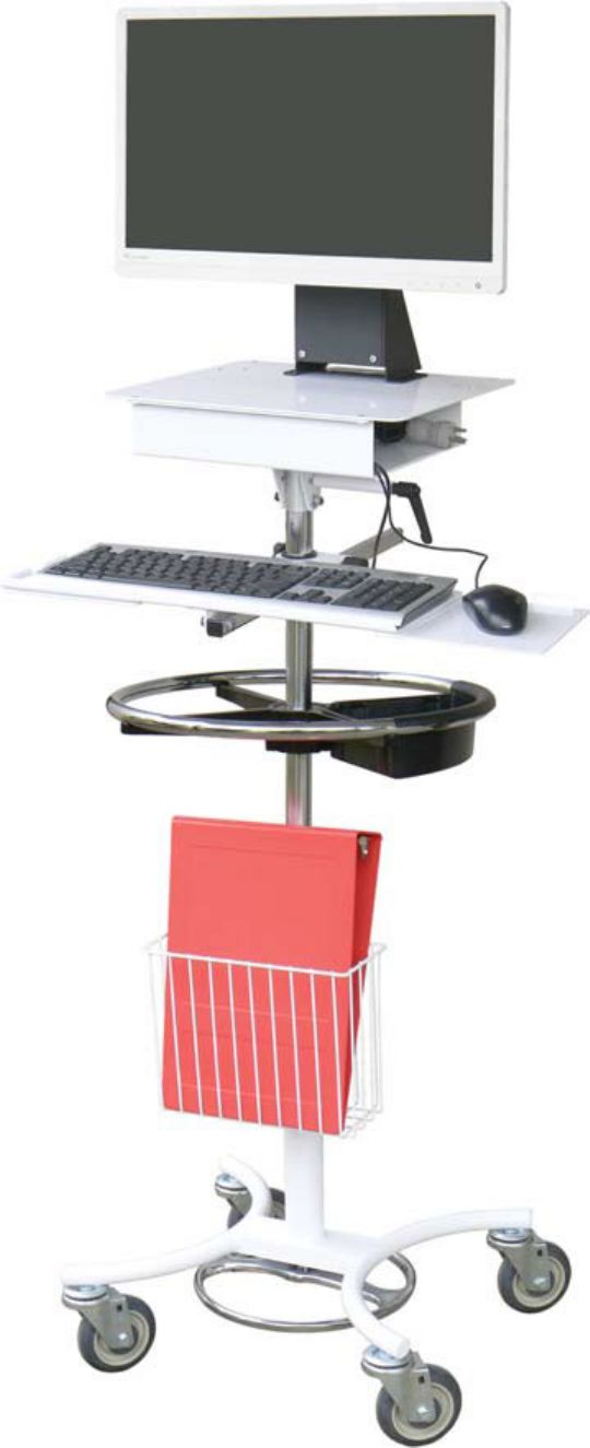 All-In-One Computer Stand Cart