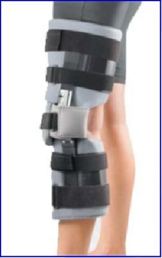 Semi-Rigid Ratchet POP Knee Orthosis with Drop Lock Brace