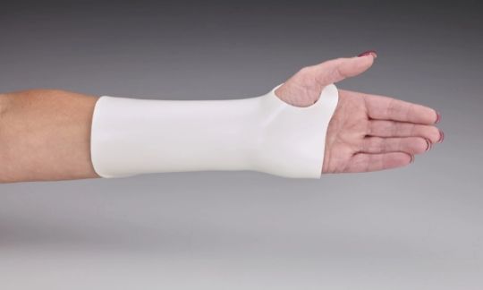 Ohio Material Orthosis for Wrist Immobilization with Thumb Hole for Breaks and Sprains by Manosplint - Pack of 3