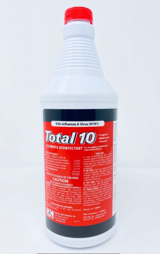 Total 10 Red Degreaser and Cleaner Solution - EPA Registered - Bulk Quarts and Gallons