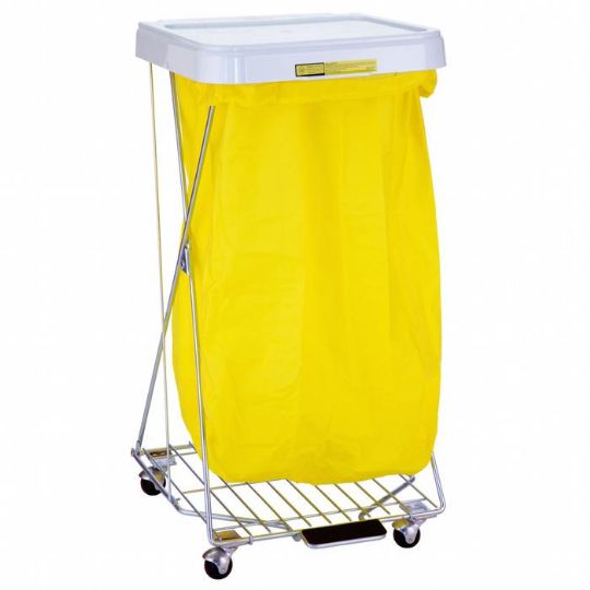 Single Wire Laundry Hamper Stand with Foot Pedal