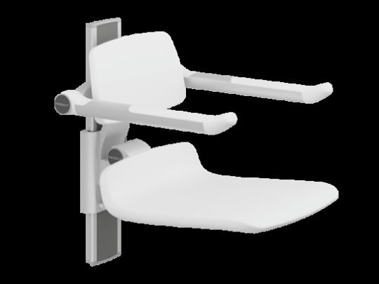 Pressalit Adjustable Shower Seat with Flex Adjustment
