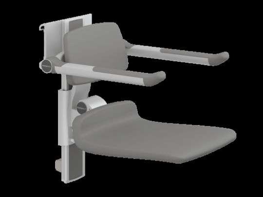 Pressalit Adjustable Shower Seat with Plus Adjustment
