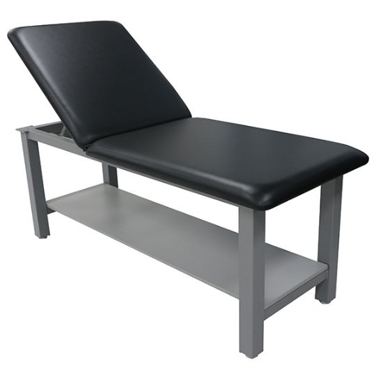 Treatment Table with Manual Adjustable Back and Foam Cushion by Pivotal Health Solutions