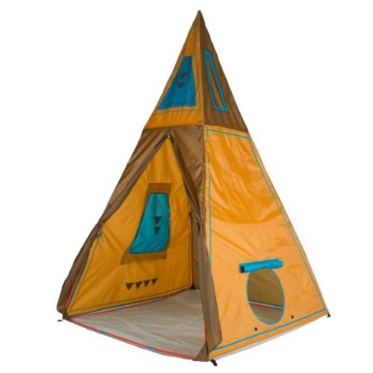 Giant Play Teepee - Orange and Brown from Stansport