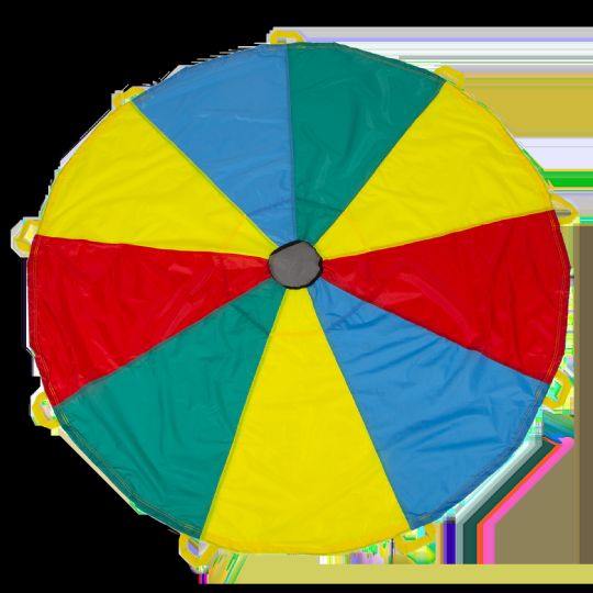 Play Parachute with Handles for Children, 12 Feet Diameter - Institutional Parachute