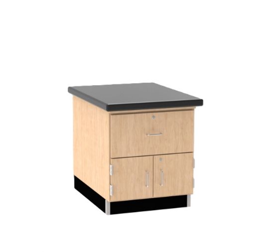 Taping Table made of Durable Hardwood with Storage Drawers