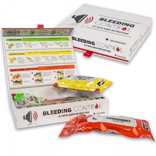Bleeding Control Kit with Audio Instructions