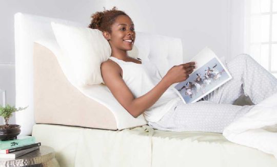 Backrest Pillow - Bed Reading Support Cushion - Vive Health