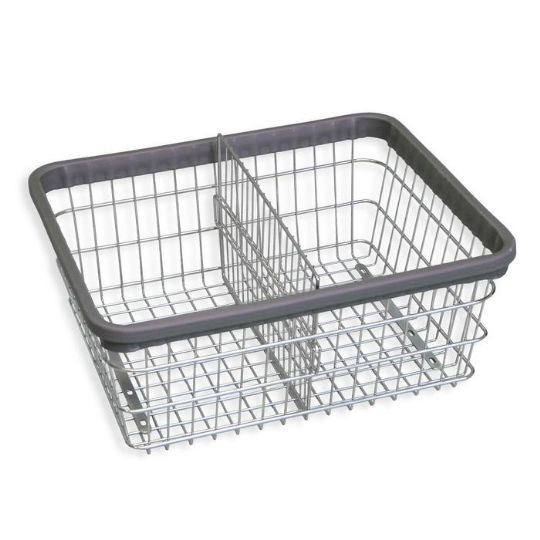 Adjustable and Removable Divider for R&B Wire Laundry Cart Baskets