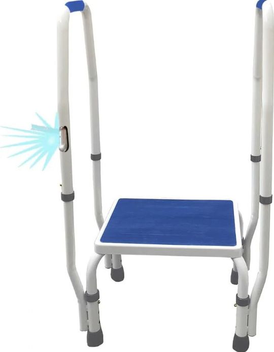 Bed Step Stool with Motion Activated LED Light