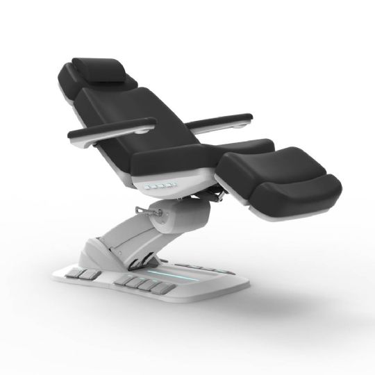 Estethician Facial Chair with 4 Motors and Safety Features for Clinics and Salons - 2246EBN by Silver Fox