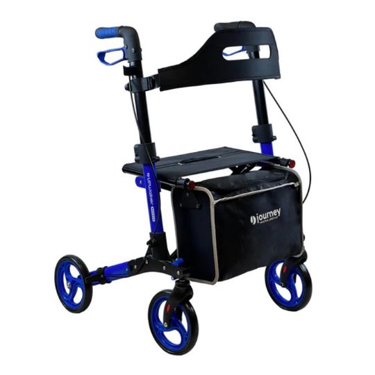 Upright Rollator Walker with Swivel Wheels - UPWalker Breeze with 300 lbs. Weight Capacity