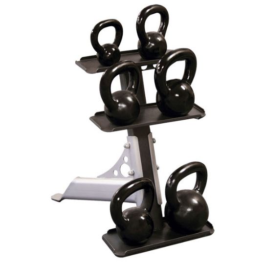 Three-Tier Kettlebell Storage Rack