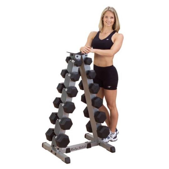 Body-Solid 2-Tier Vertical Dumbbell Rack