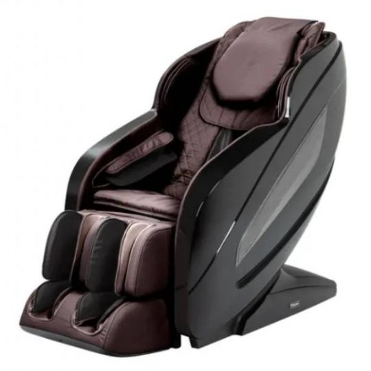 Titan Oppo 3D Massage Chair shown in black and dark brown
