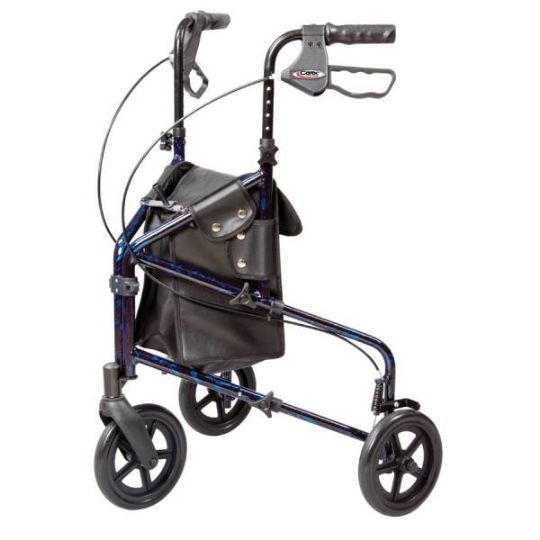 Lightweight 3-Wheel Walker for Seniors with Compact Folding Design