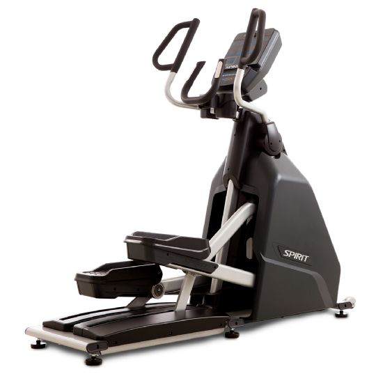 Commercial Elliptical Machine with LCD Screen, Self-Powered, Heavy-Duty, by Spirit Fitness, CE900