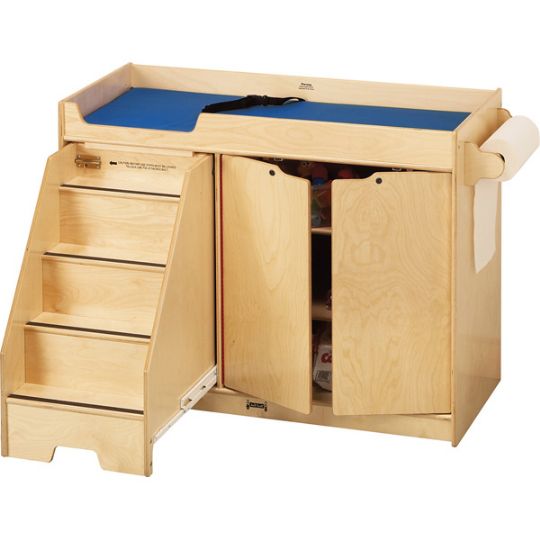 Changing Table Dresser with stairs shown on left