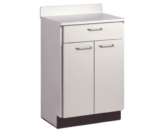 8821 Stationary Treatment Cabinet with 2 Doors and 1 Drawer