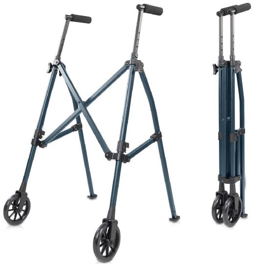 Foldable Rolling Walker with Lightweight Frame for Travel and Everyday Use - Compact Air