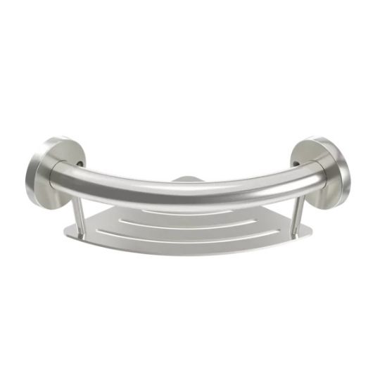 Grab Bar and Corner Shelf for Showers and Bathtubs by HealthCraft