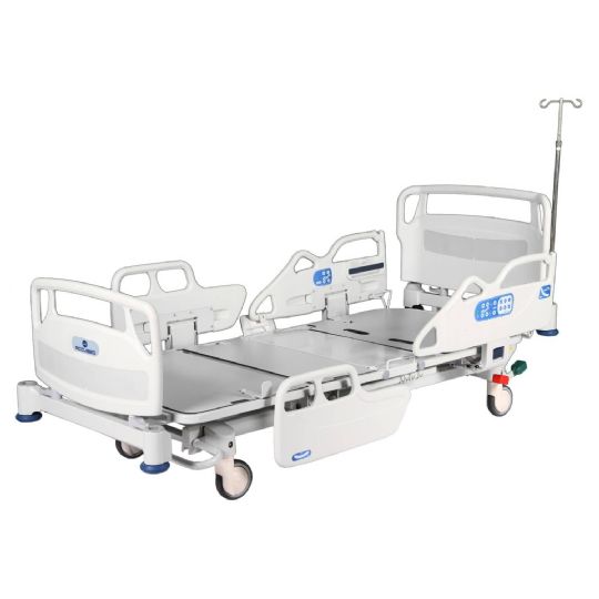 Electronic Hospital Bed with Central Locking System and Adjustable Length from Costcare