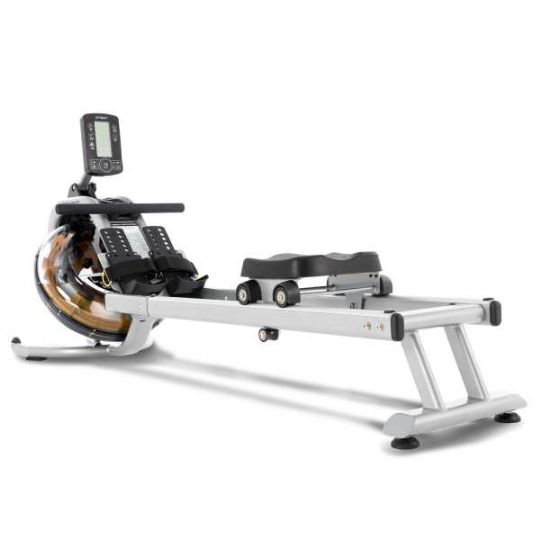 Spirit Fitness Water Rowing Machine for Home Use with LCD Monitor and 375 lbs. Capacity