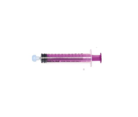 Oral Syringes with 12 mL Capacity and Self-righting Cap for Liquid Medication Delivery by Medline