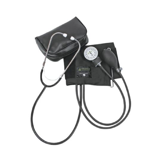 Vital Signs Kit for Adult Home Blood Pressure Monitoring with Detachable Stethoscope Option