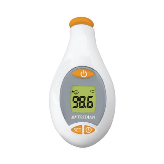 Touch-Free Infrared Thermometer with Fever Alert and Position Sensor