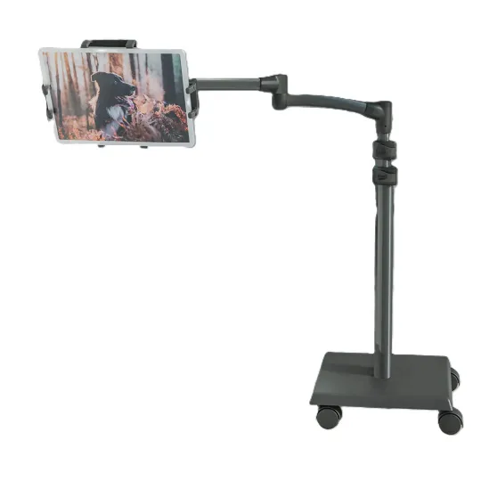 iPad Tablet Floor Stand with Wheels | Levo G2 Deluxe