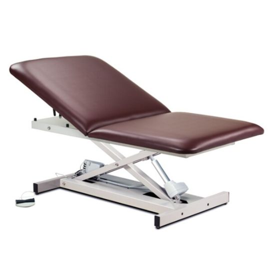 Extra Wide Bariatric Power Treatment Table with Adjustable Backrest