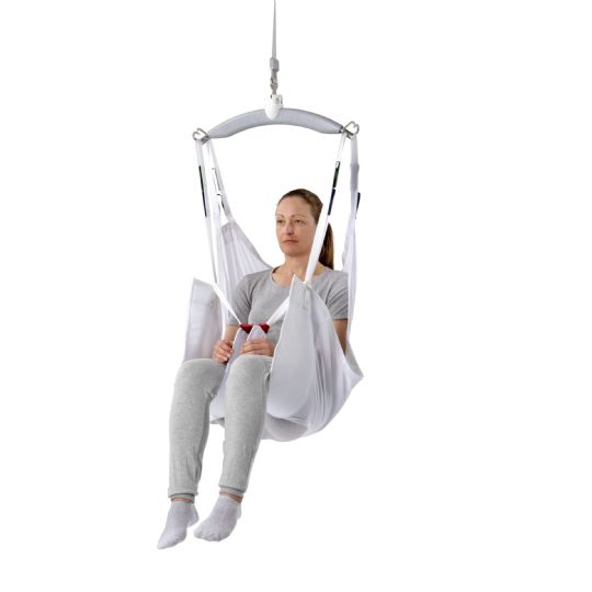 Disposable High Full-body Sling with Thigh Support by Guldmann