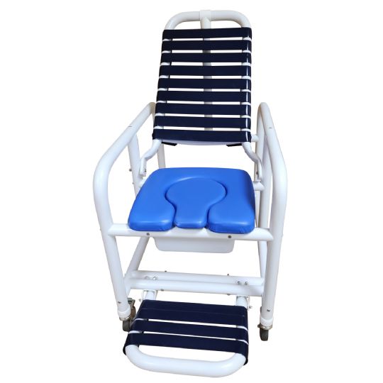 Reclining Mobile Shower Commode Chairs - 4 Styles by Mor-Medical