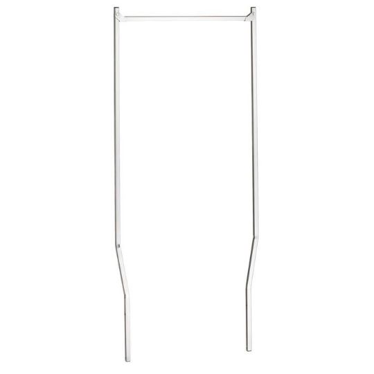 Double Pole Rack for R&B Wire 100 Series Laundry Carts