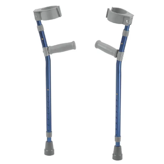 Drive Medical Pediatric Height Adjustable Forearm Crutches, Pair