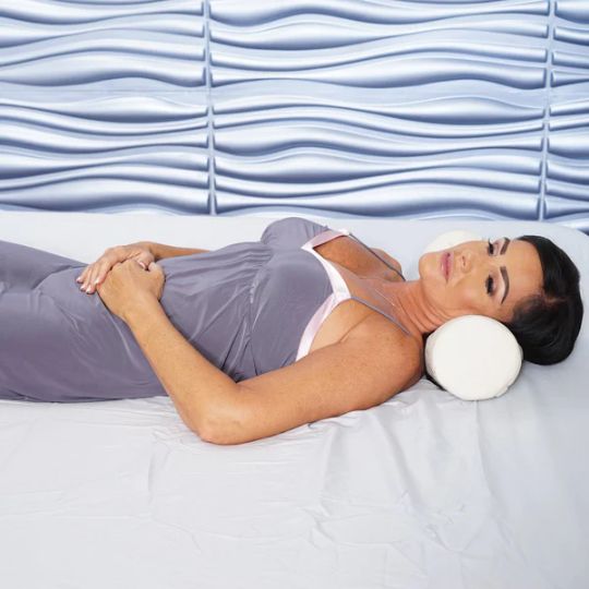 Confourm Neck Roll with Memory Foam and Anti Bacterial Materials by Back Support Systems