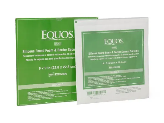 Square Foam Wound Dressings with Silicone Adhesive from Medline Square Foam Wound Dressings with Silicone Adhesive from Medline